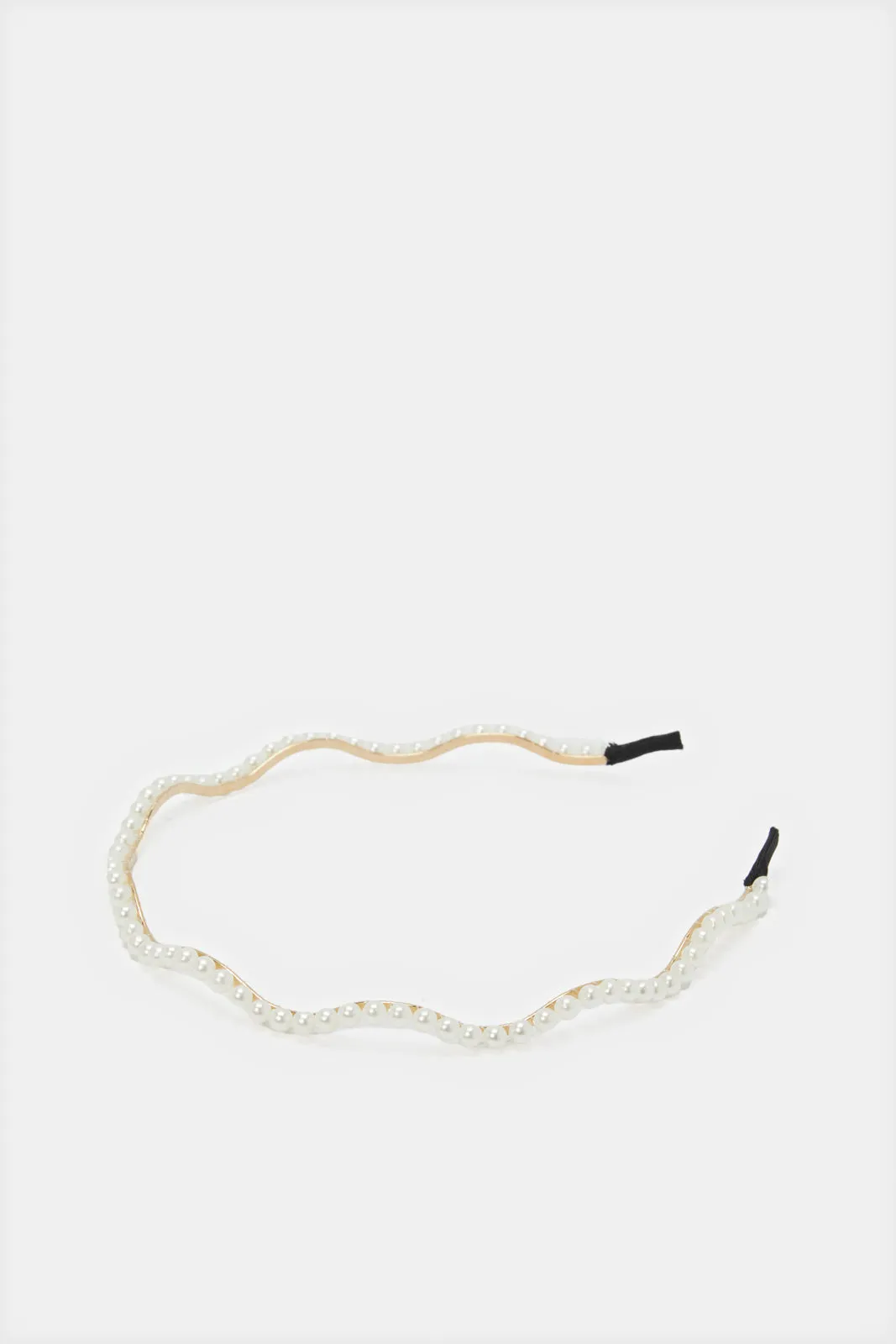 Women White And Gold Embellished Headband Set (3 Piece) sold by Redtag product image thumbnail 2