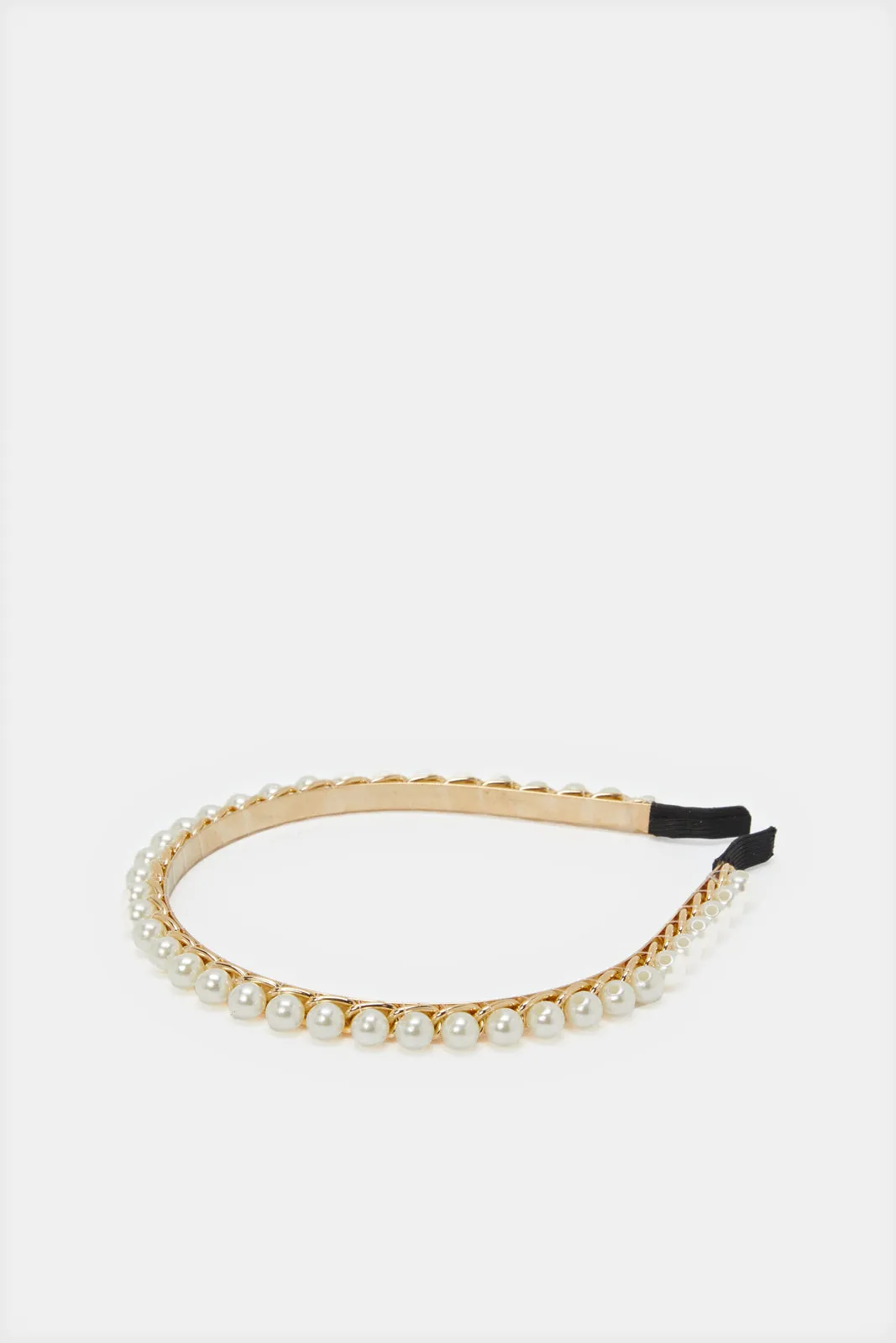 Women White And Gold Embellished Headband Set (3 Piece) sold by Redtag product image thumbnail 4