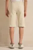 Senior Boys Beige Pull-on Shorts sold by Redtag