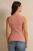 Women Pink Solid Vest sold by Redtag