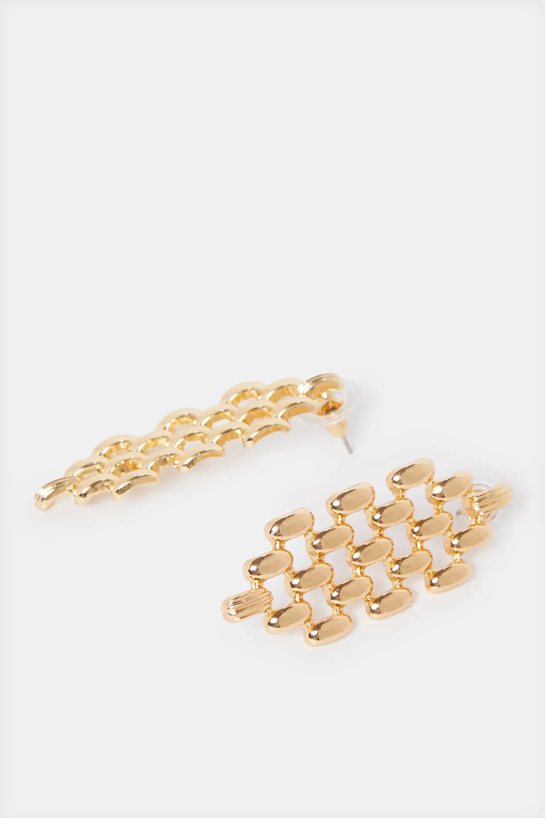 Women Gold Embellished Earrings sold by Redtag product image thumbnail 2