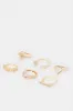 Women Gold Embellished Ring Set (6 Piece) sold by Redtag