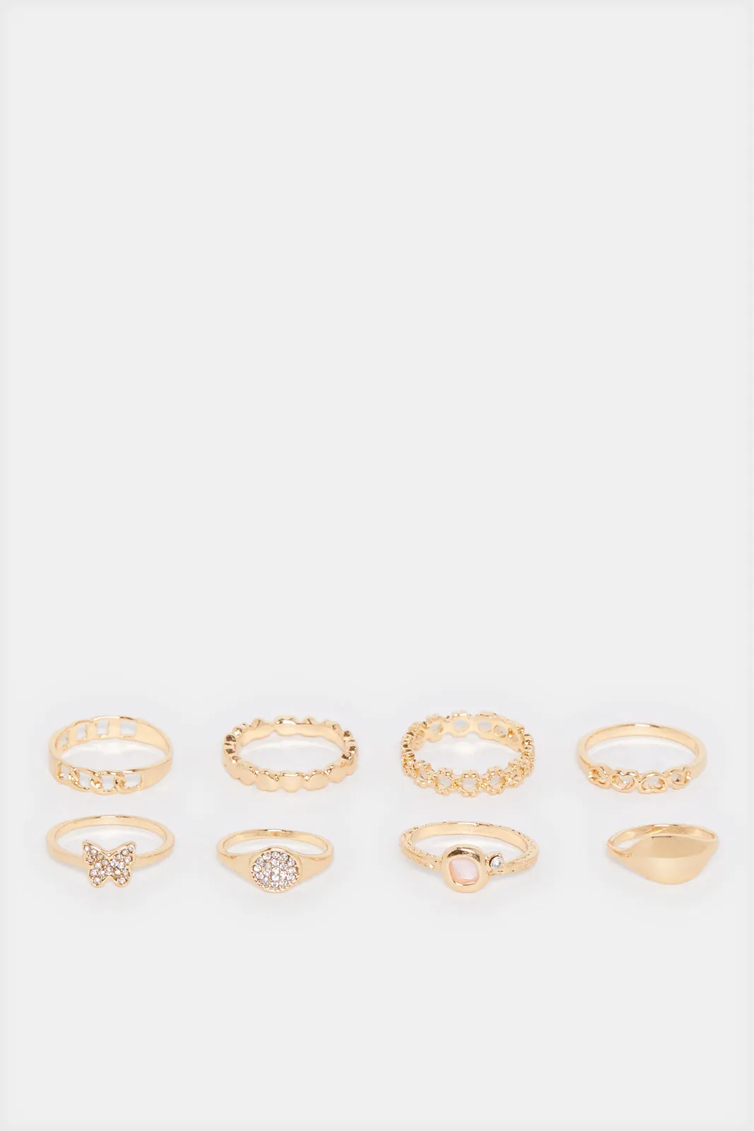 Women Gold Ring Set (6 Piece) sold by Redtag