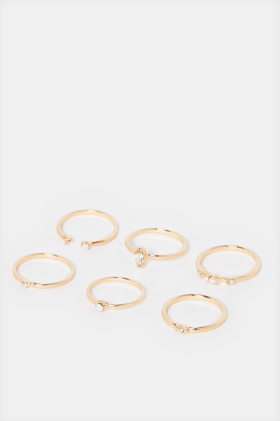 Women Gold Ring Set (6 Piece) sold by Redtag product image thumbnail 2