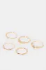 Women Gold  Embellished Ring Set (5 Piece) sold by Redtag