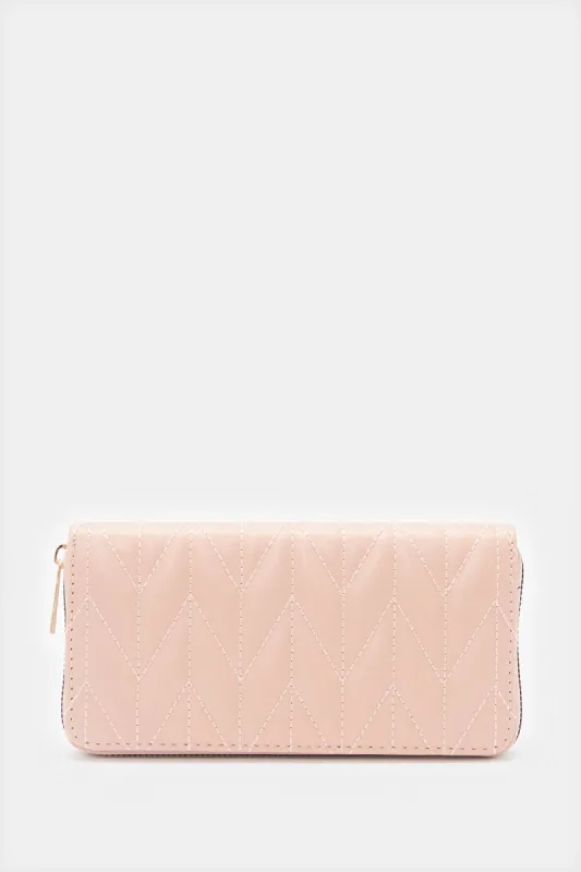 Women Pink Quilted Purse sold by Redtag