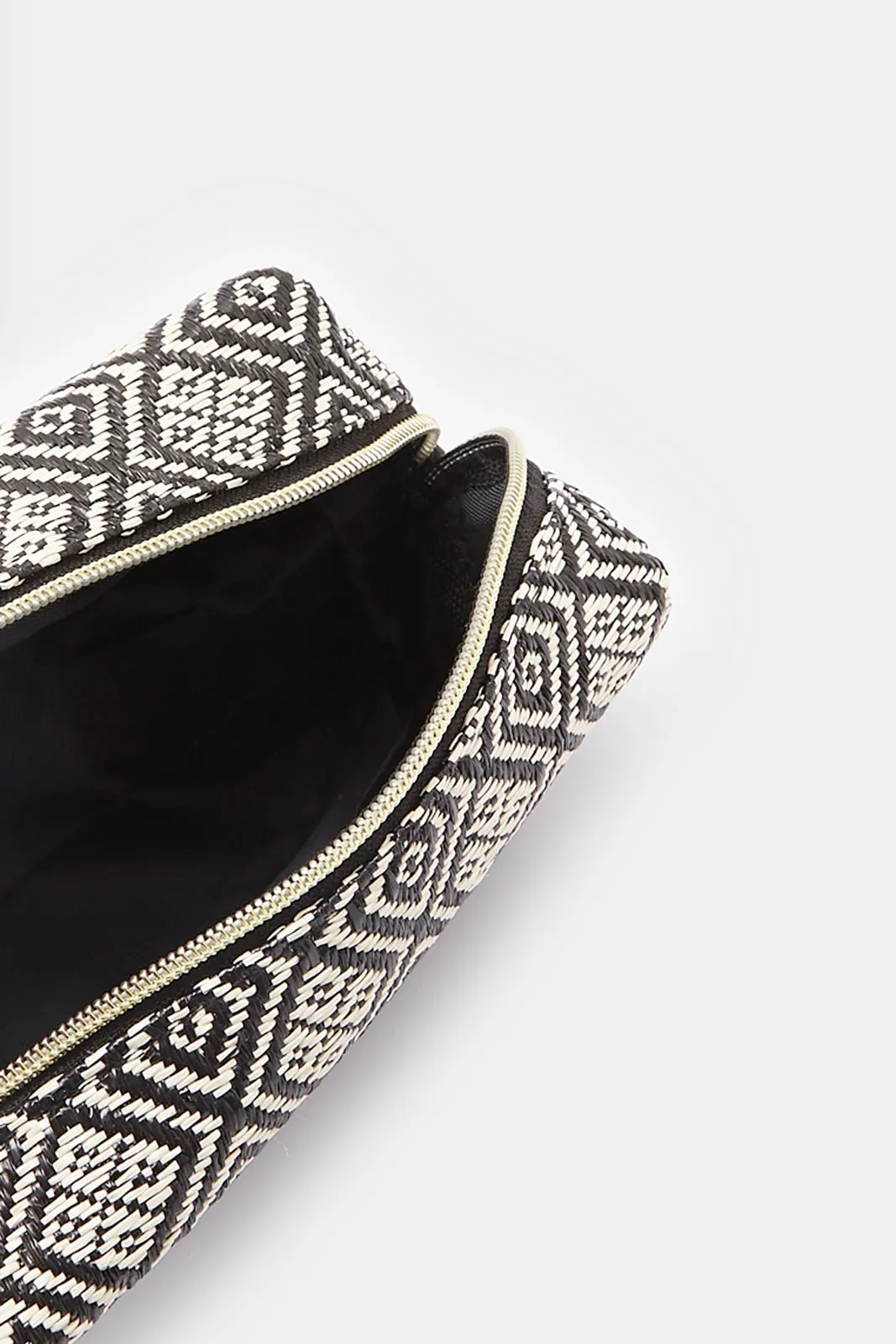 Women Black Cosmetic Pouch Bag sold by Redtag product image thumbnail 4