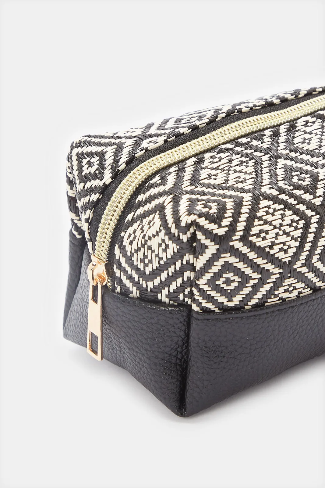 Women Black Cosmetic Pouch Bag sold by Redtag product image thumbnail 3