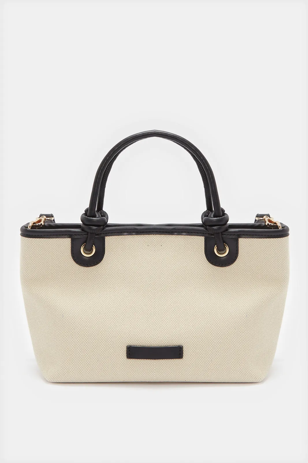 Women Beige Soft Canvas Tote sold by Redtag