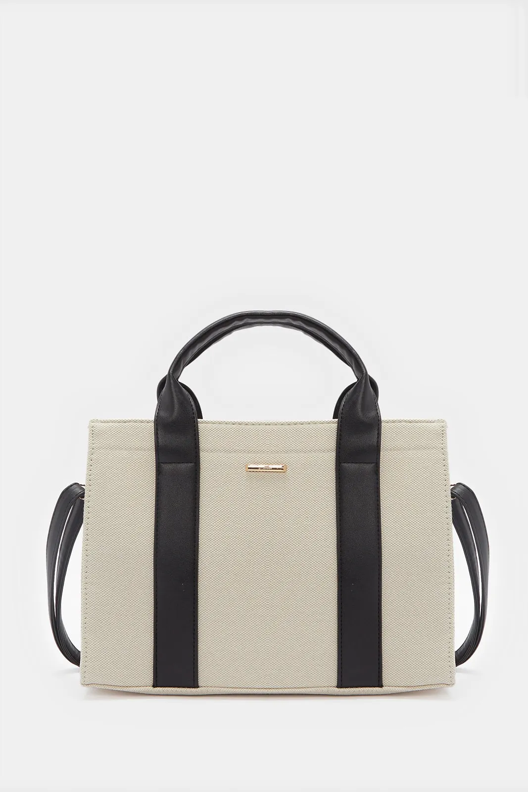 Women Beige Canvas Day Bag sold by Redtag
