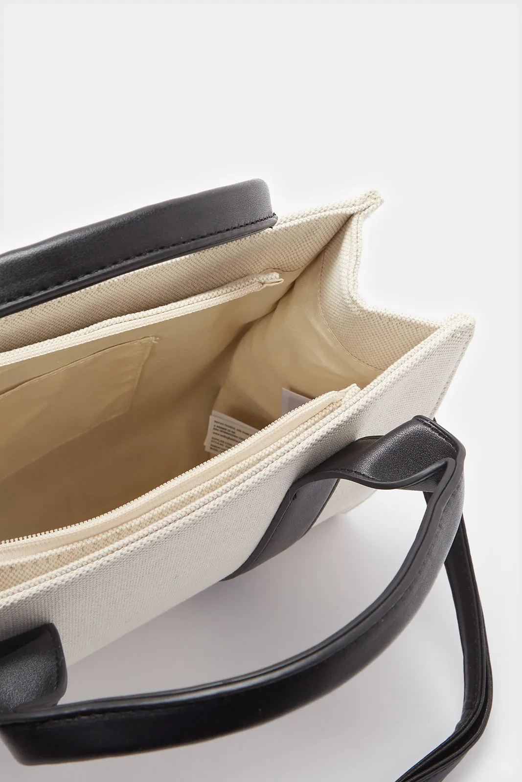 Women Beige Canvas Day Bag sold by Redtag product image thumbnail 4