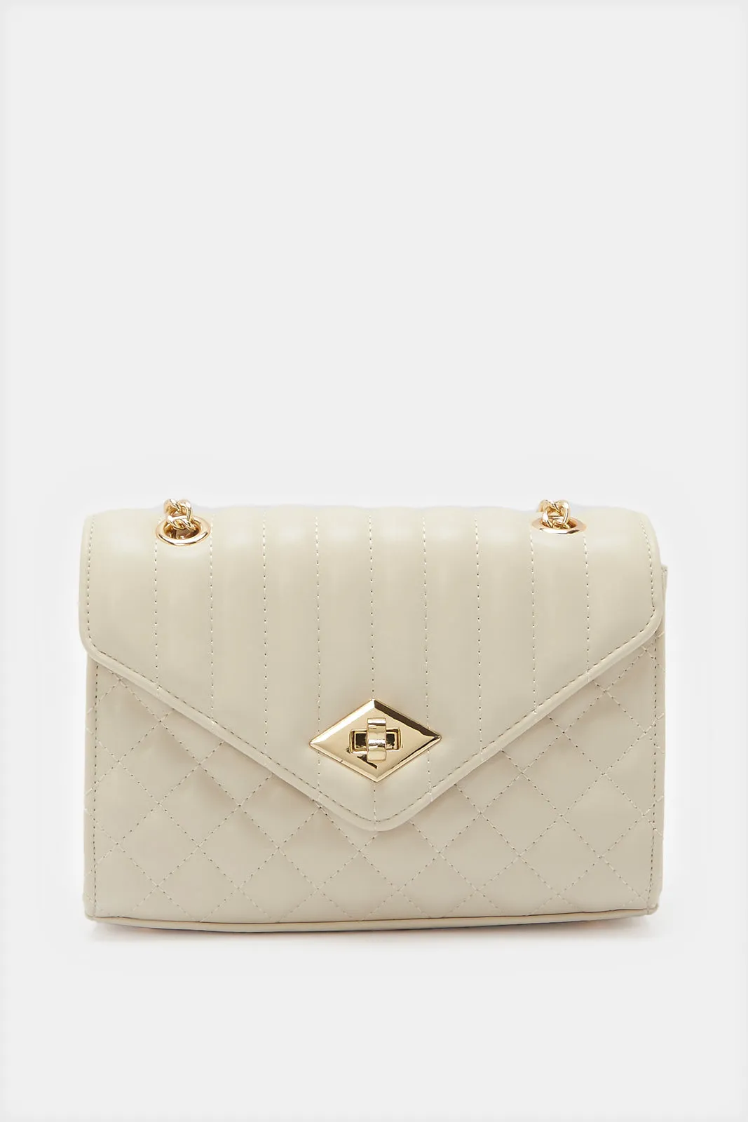 Women Beige Envelope Bag sold by Redtag