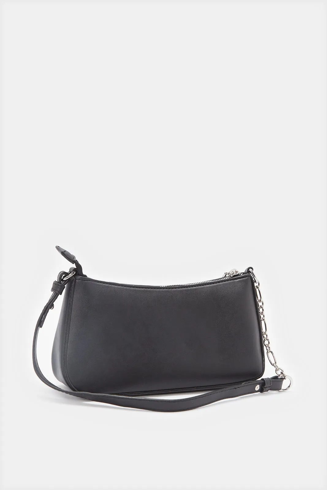 Women Black Slouch Bag sold by Redtag product image thumbnail 2