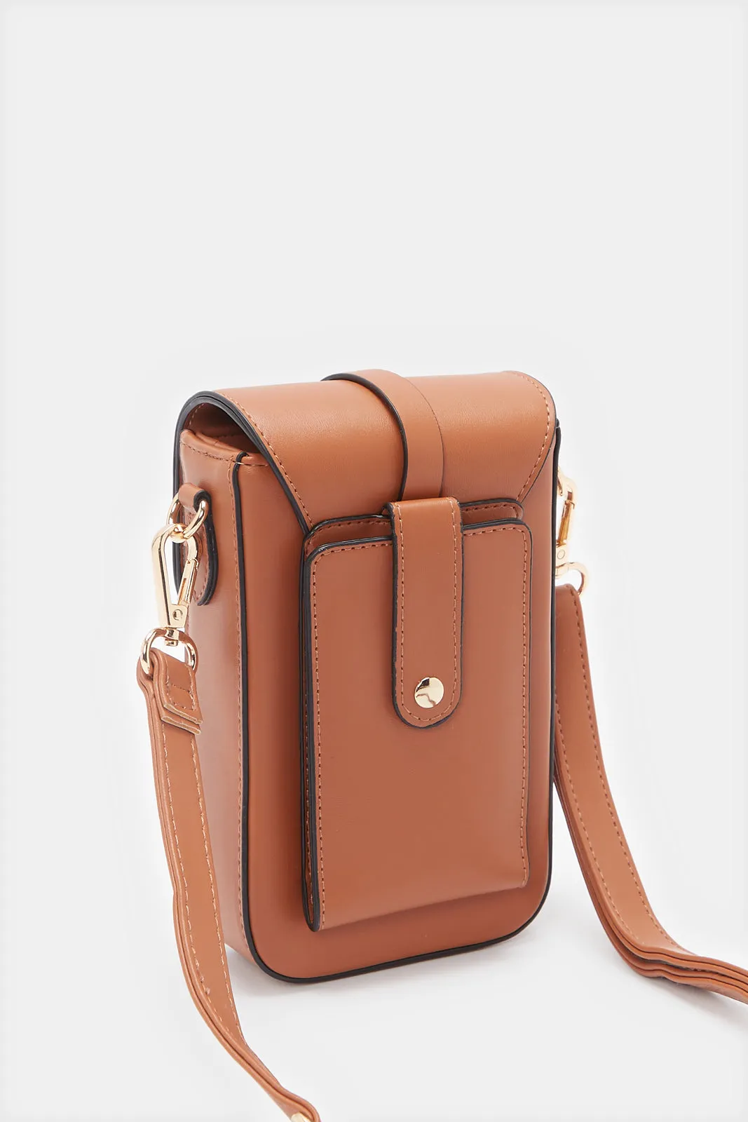 Women Tan Embellished Mobile Case sold by Redtag product image thumbnail 2