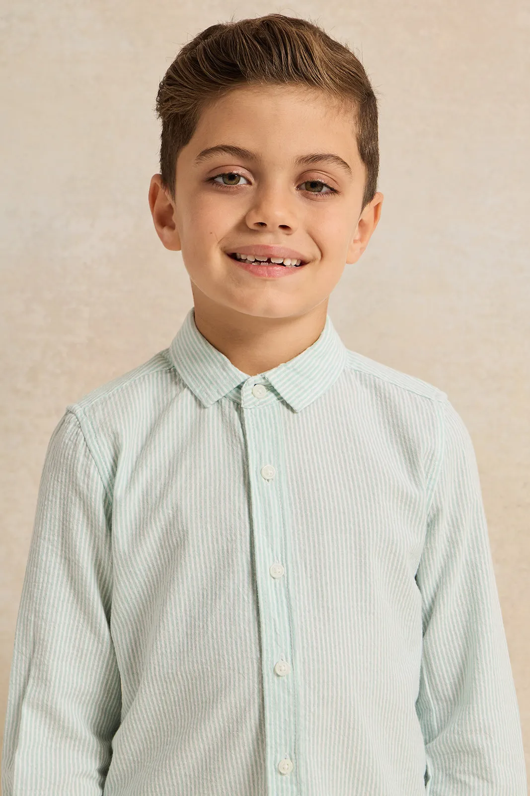 Boys Mint Shirt sold by Redtag product image thumbnail 4