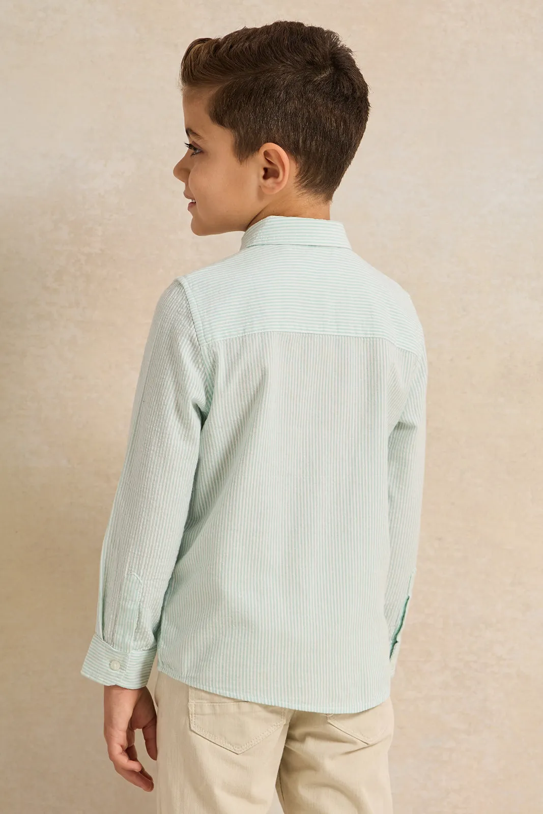 Boys Mint Shirt sold by Redtag product image thumbnail 3