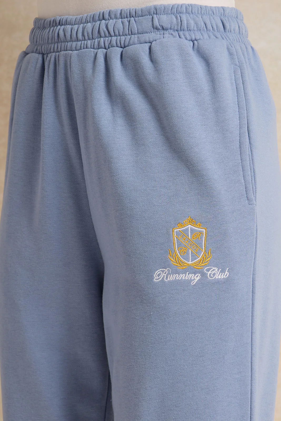 Women Blue Printed Jogger Pants sold by Redtag product image thumbnail 4