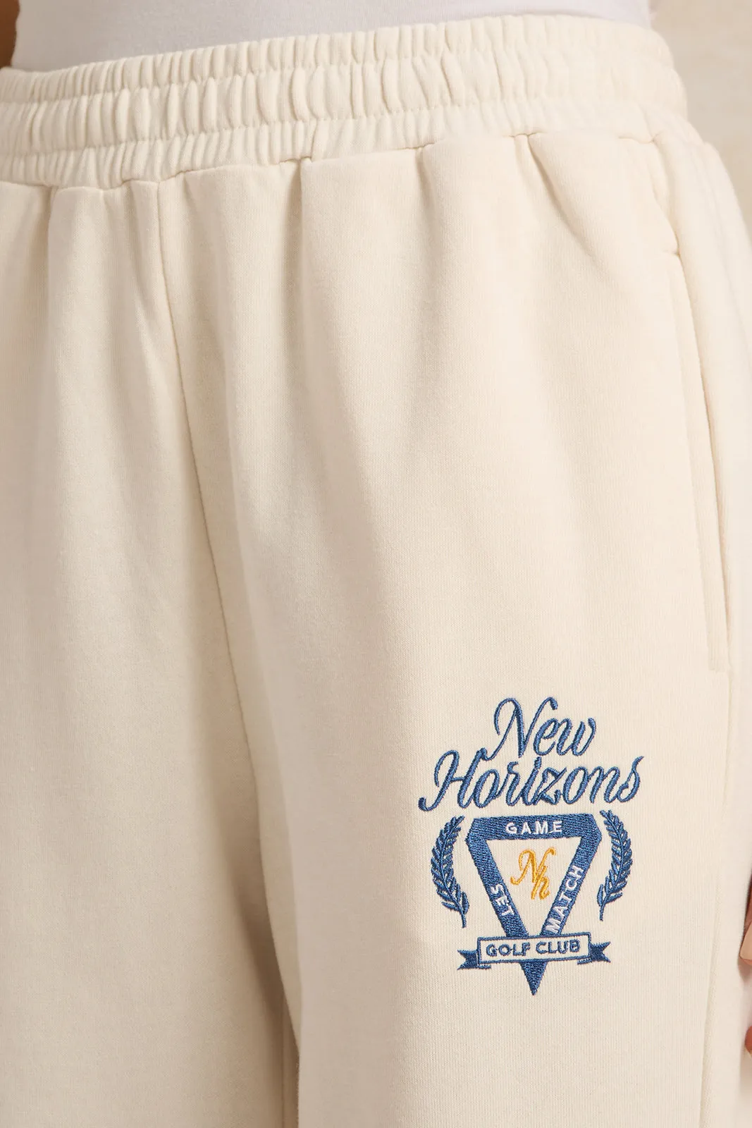 Women Ivory Printed Jogger Pants sold by Redtag product image thumbnail 4