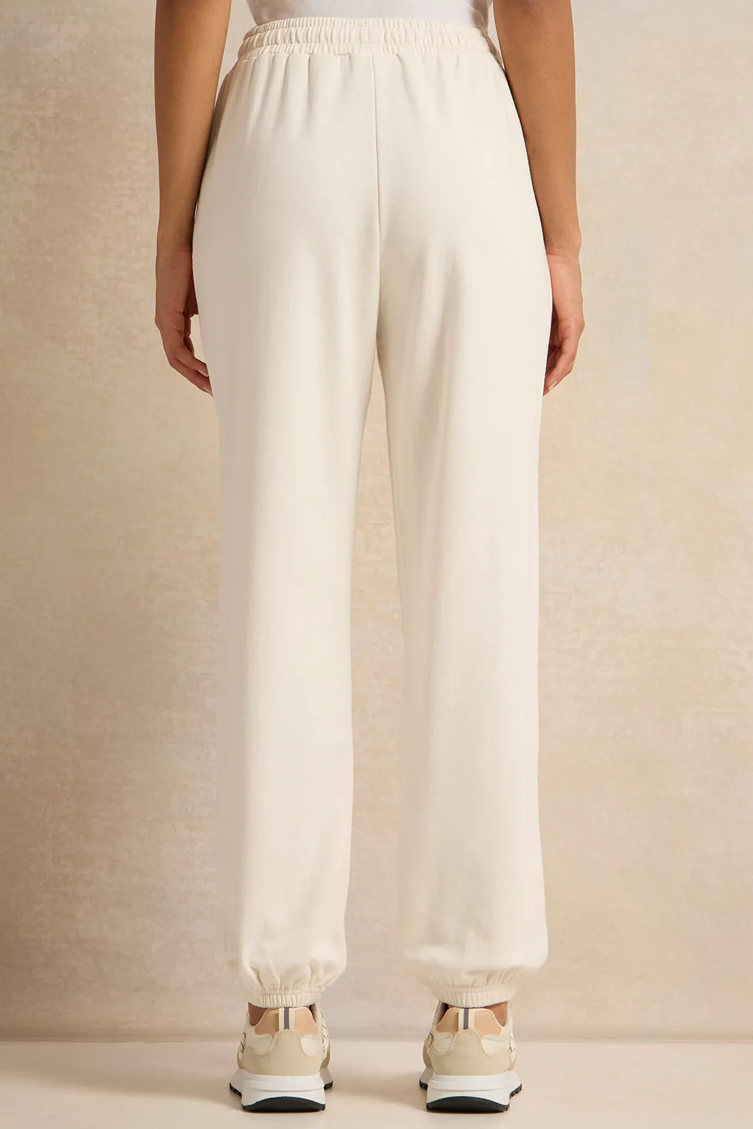 Women Ivory Printed Jogger Pants sold by Redtag product image thumbnail 3