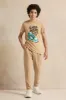 Senior Boys Beige Pique Active Pants sold by Redtag