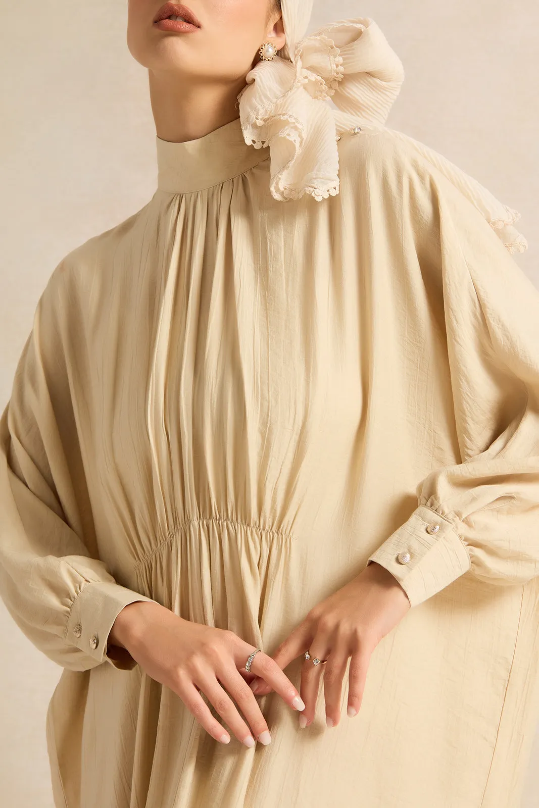 Women Beige Embellished Dress sold by Redtag product image thumbnail 2