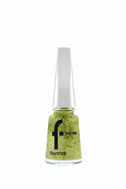 Flormar Glitter Nail Enamel GL 04 Gold Rush sold by Redtag