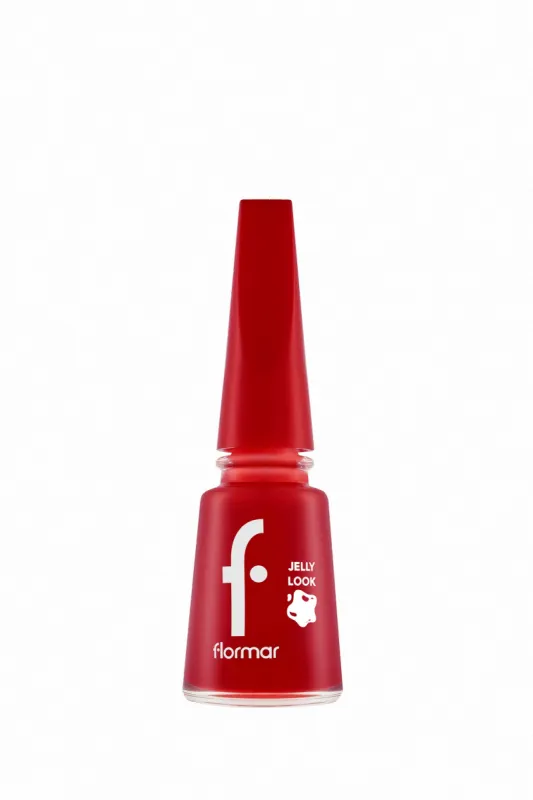 Flormar Full Color  Jelly Look Nail Enamel - Jl05 Fire Red sold by Redtag