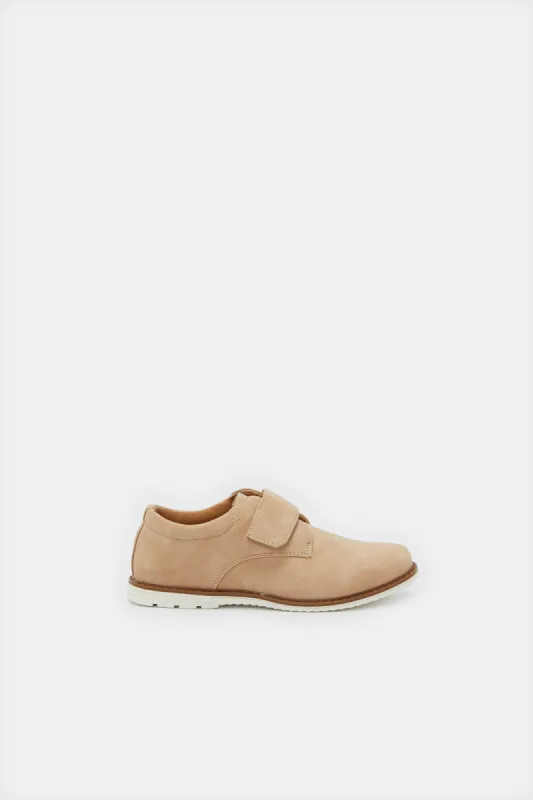 Senior Boys Beige Derby Shoes sold by Redtag