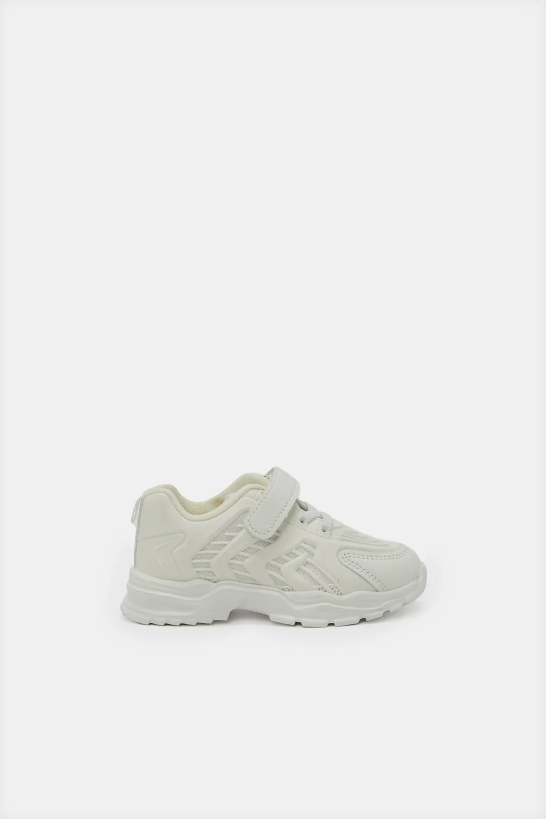 Infant Boys White Velcro Strap Trainer sold by Redtag
