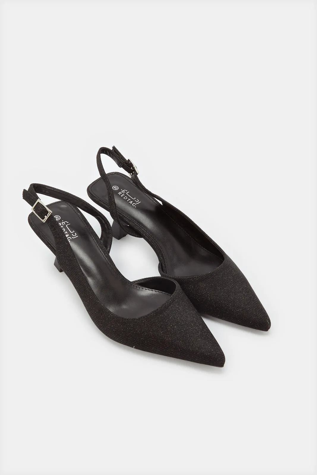 Women Black Sling Back Mule sold by Redtag product image thumbnail 2