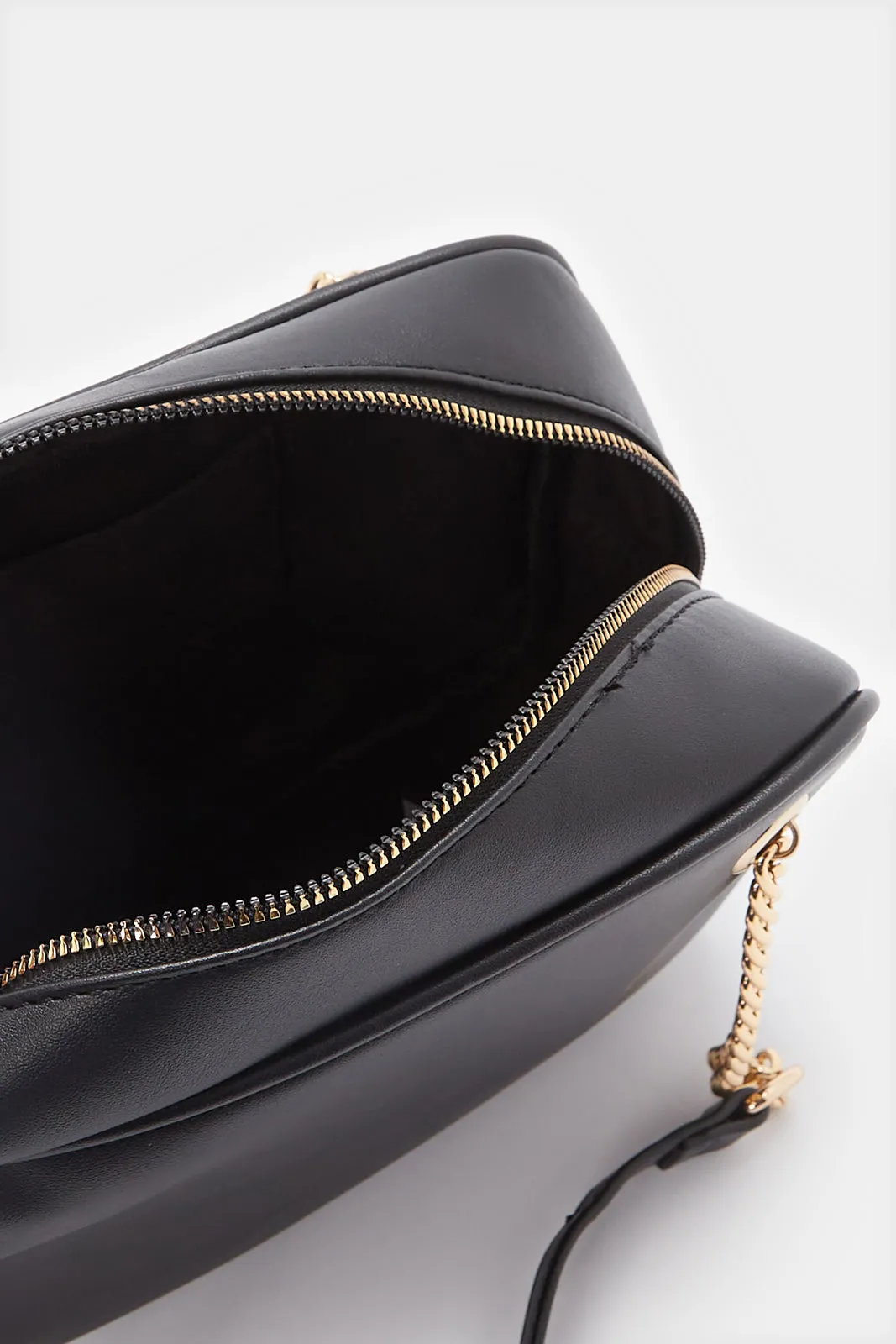 Women Black Embellished Messenger Bag sold by Redtag product image thumbnail 4