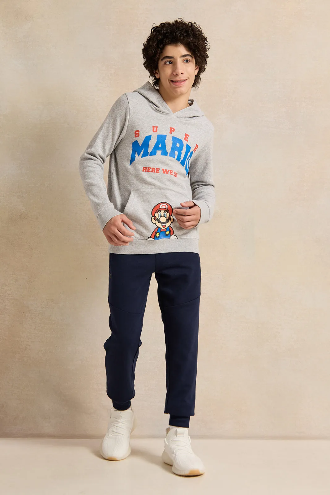 Senior Boys Navy Active Pants sold by Redtag product image thumbnail 2