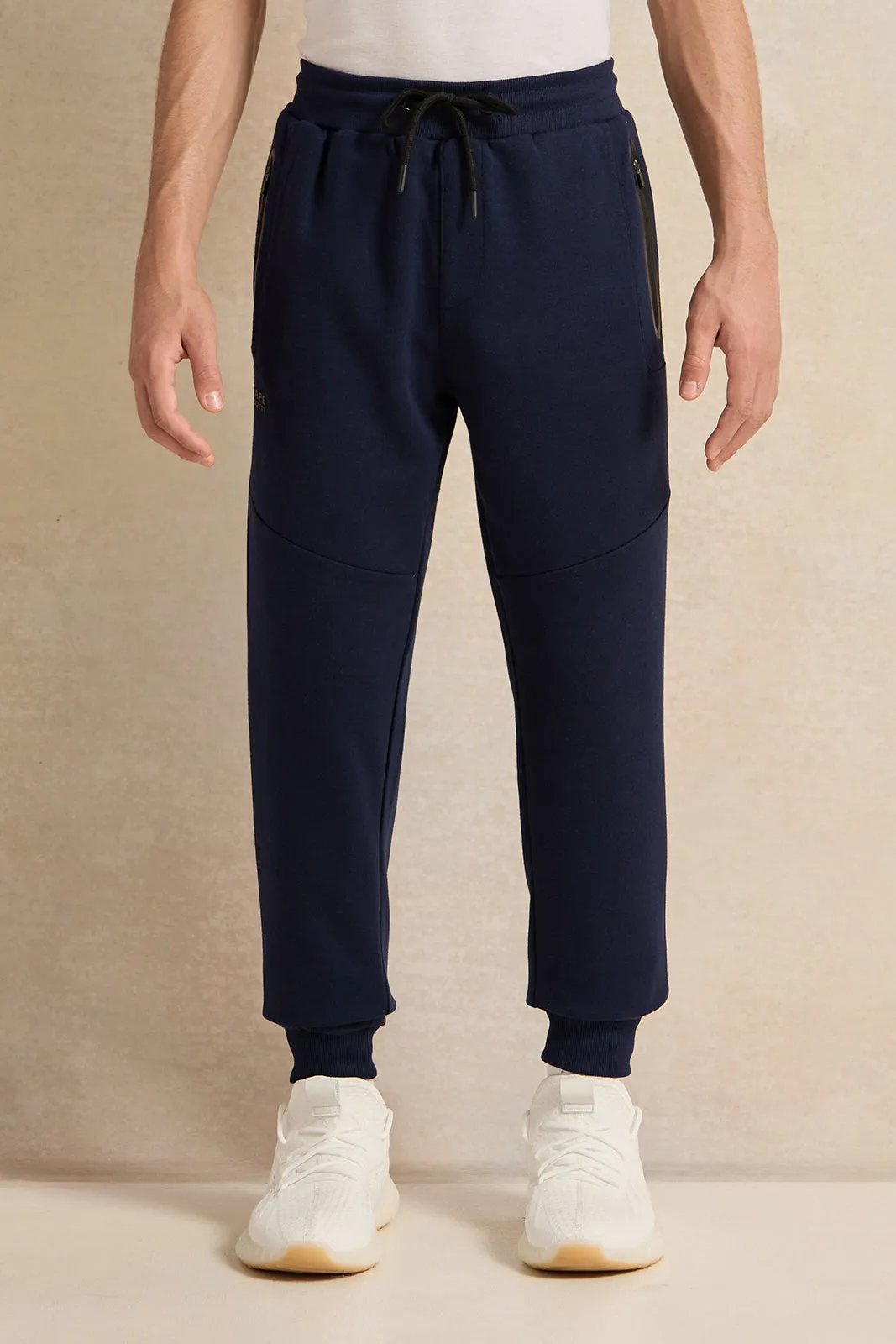 Senior Boys Navy Active Pants sold by Redtag