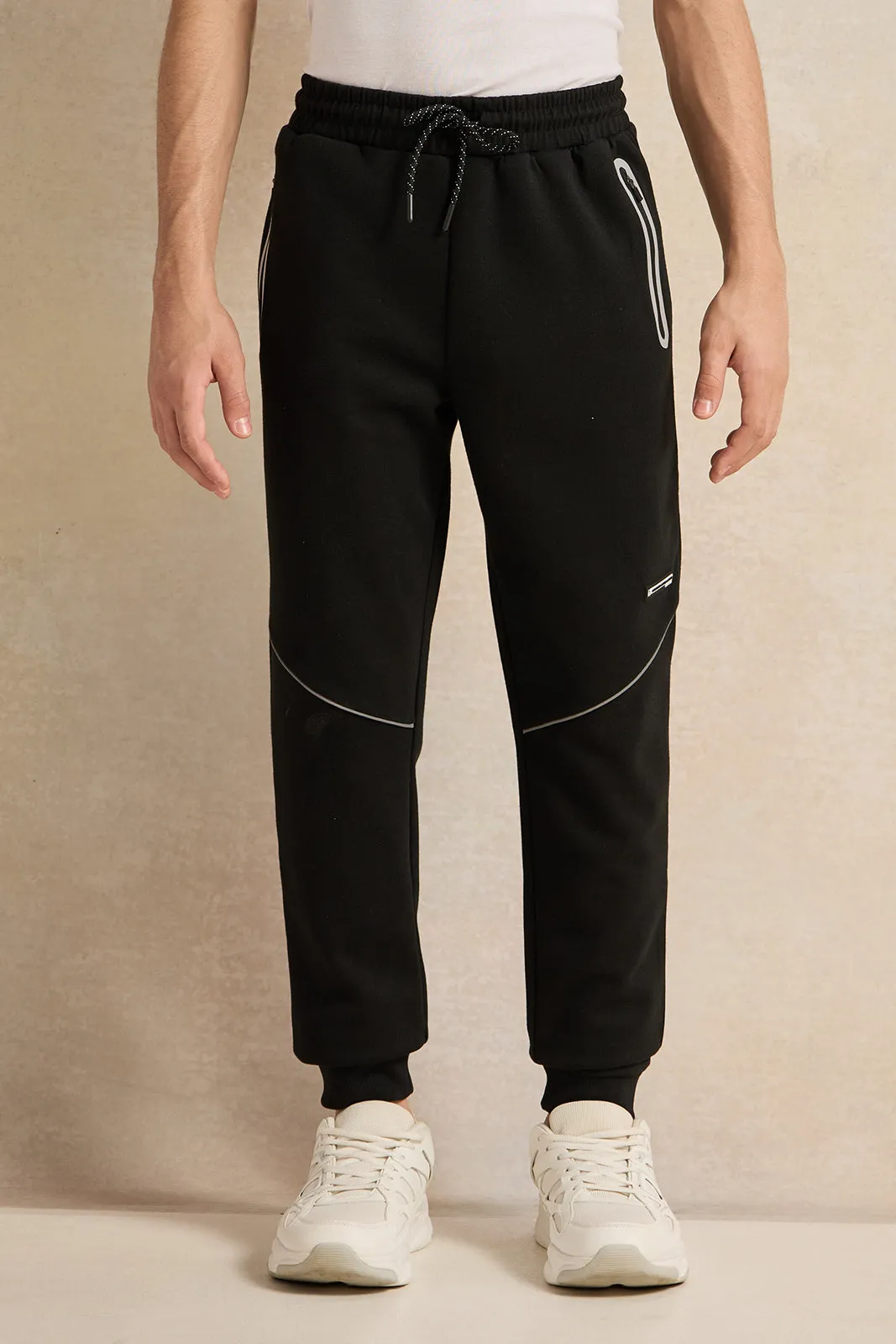 Senior Boys Black Active Pants sold by Redtag