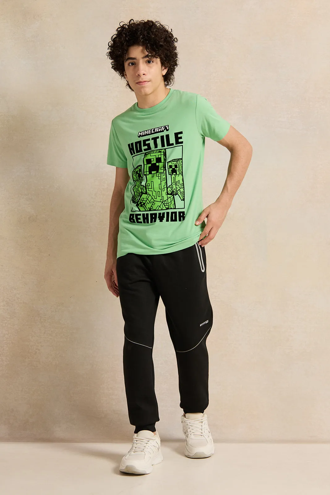 Senior Boys Black Active Pants sold by Redtag product image thumbnail 2