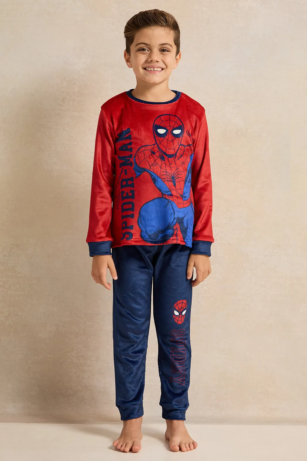 Boys Red And Blue Printed Pyjama Set (2 Piece) sold by Redtag