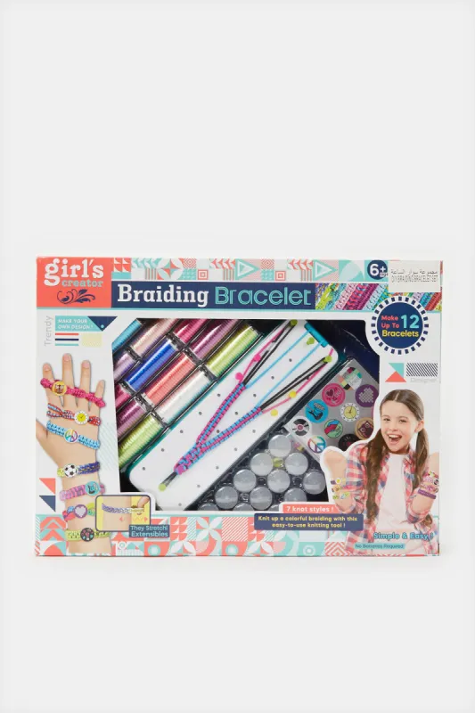 Girl's Creator Assorted Braiding Bracelet Set sold by Redtag