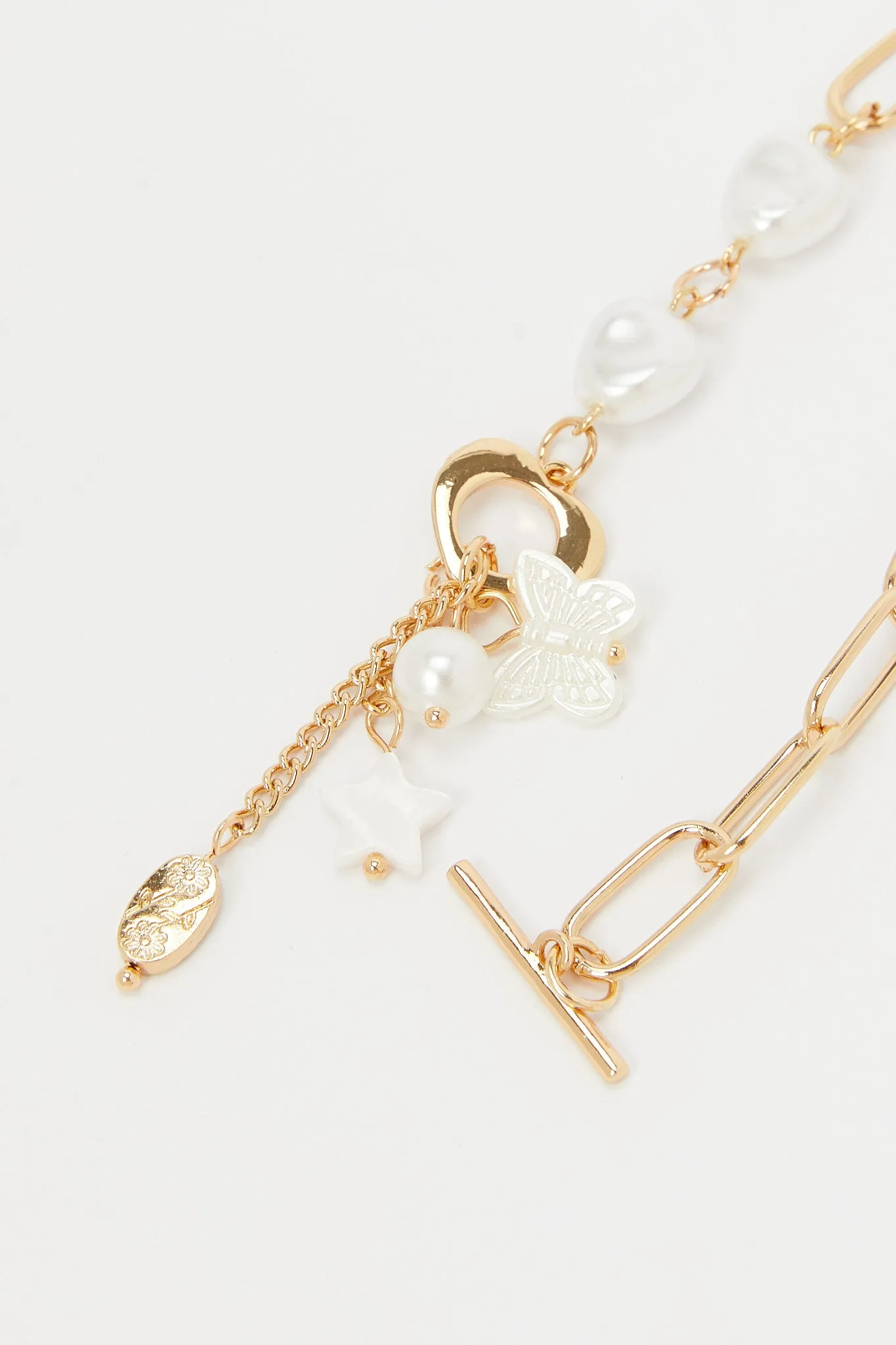 Women Gold Embellished Bracelet sold by Redtag product image thumbnail 3