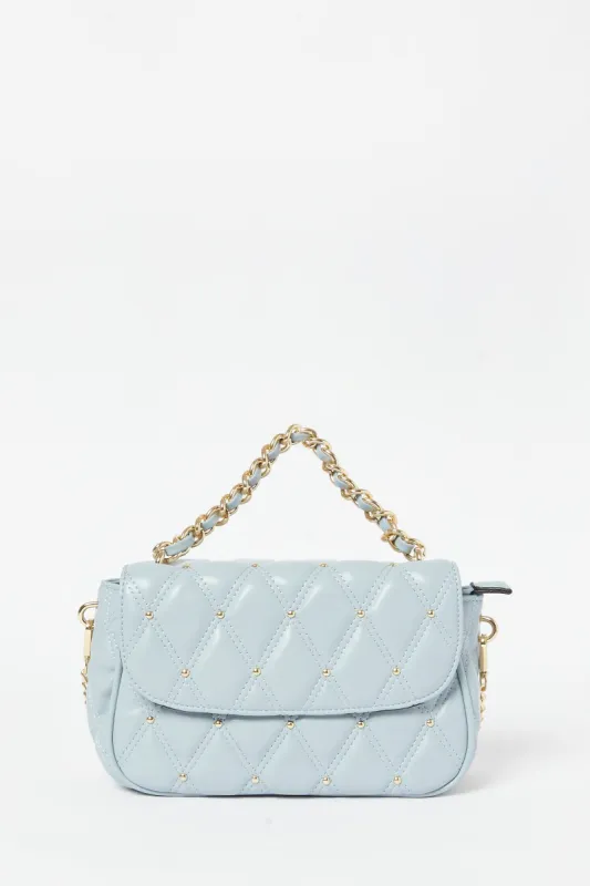 Women Blue Embellished Crossbody Bag sold by Redtag