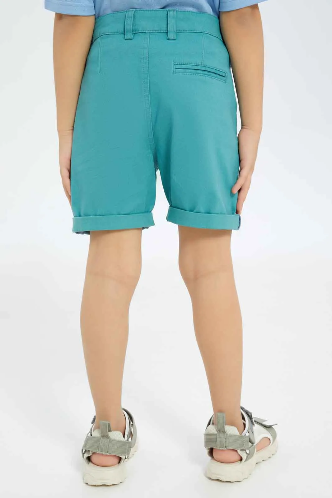 Boys Mint Chino Short sold by Redtag product image thumbnail 3