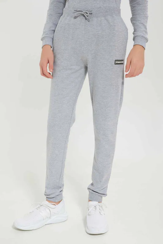 Senior Boys Grey Lounge Active Pants sold by Redtag