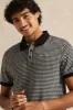 Men Black Jacquard Polo Shirt sold by Redtag