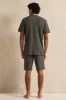 Men Grey T-Shirt And Shorts Pyjama Set (2 Piece) sold by Redtag
