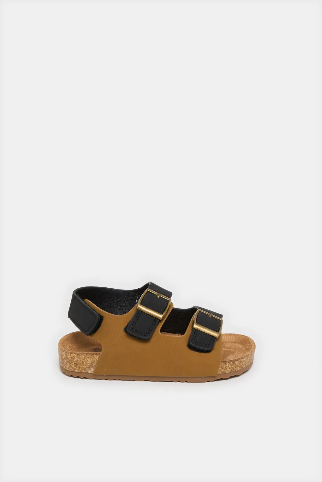 Boys Brown And Black Sandals sold by Redtag