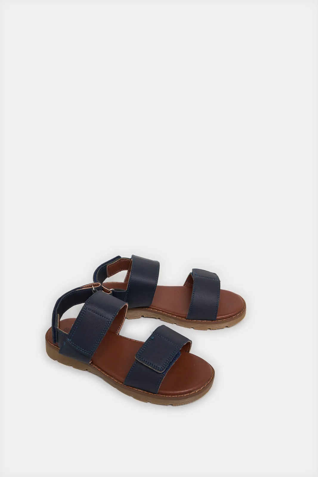 Senior Boys Navy Comfort Sandal sold by Redtag product image thumbnail 2