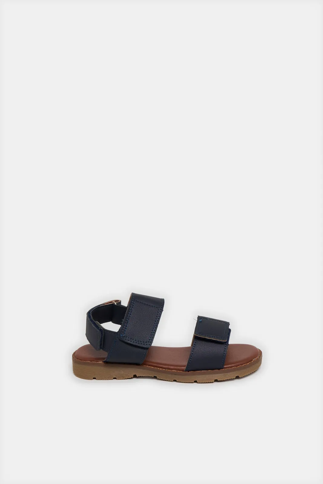 Senior Boys Navy Comfort Sandal sold by Redtag