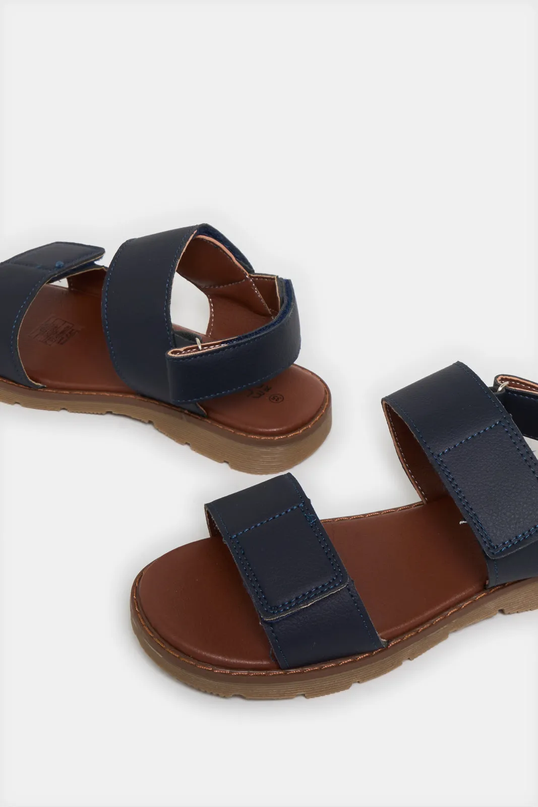 Senior Boys Navy Comfort Sandal sold by Redtag product image thumbnail 3