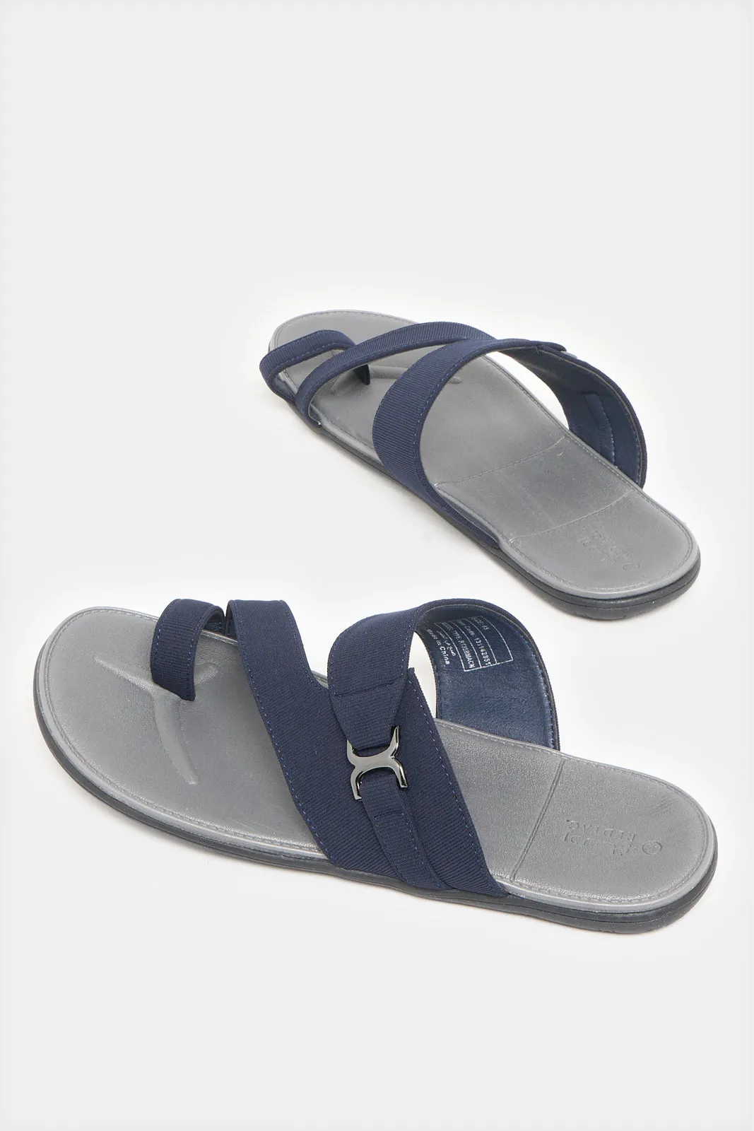 Men Navy Traditional Sandals sold by Redtag product image thumbnail 4