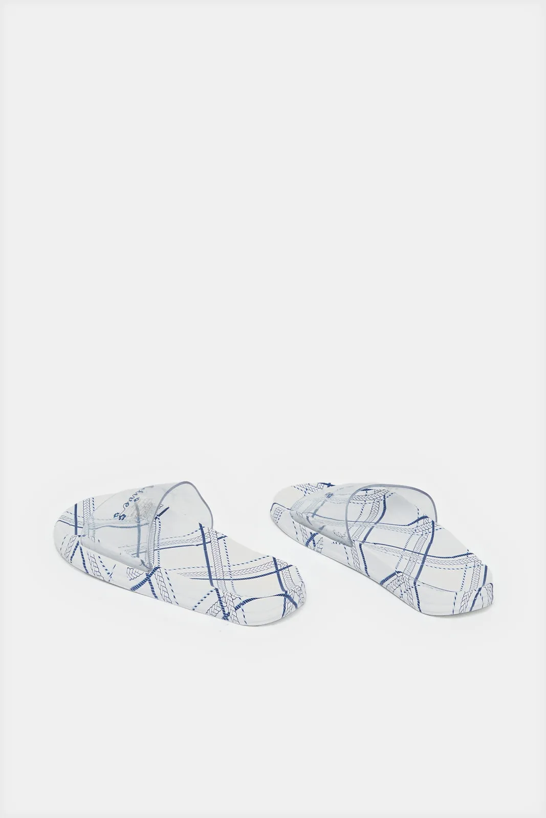 Women White Vinyl Slide sold by Redtag product image thumbnail 3