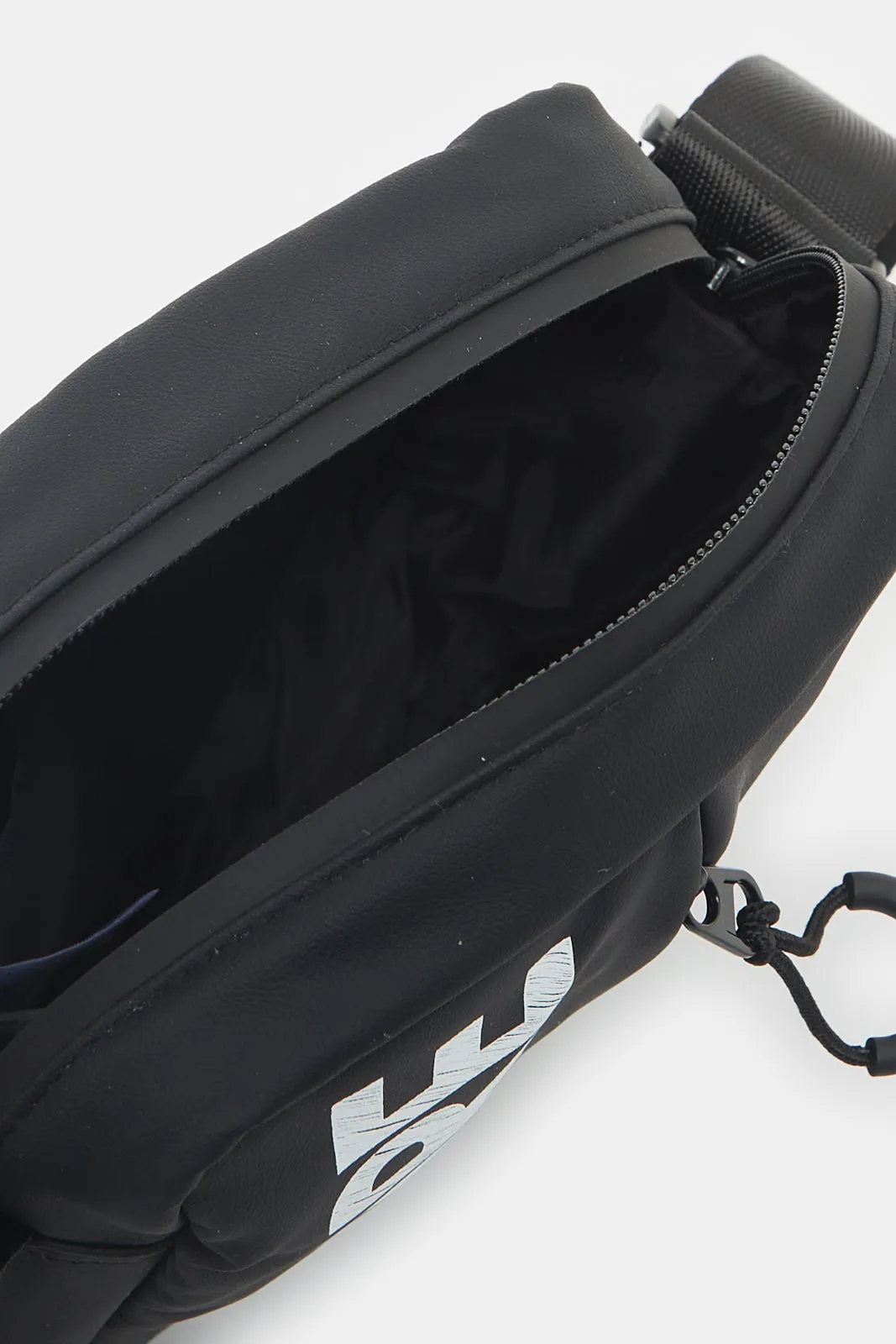 Men Black Black Cross Body Bag sold by Redtag product image thumbnail 4